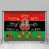 Aperturee - Aperturee Cultural Stripe Traditinal Heritage Kwanzaa Backdrop
